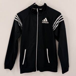 Adidas 3-Stripes Youth Track Jacket Full Zip